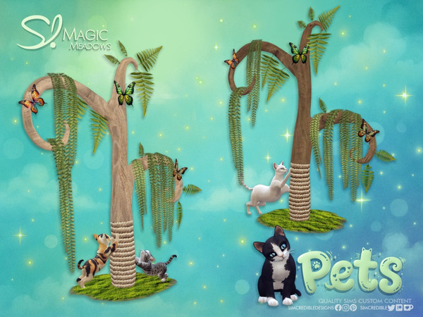 Sims 4 — Magic Meadows Pets Scratching Post by SIMcredible! — We've expanded our Magic Meadows collection to include