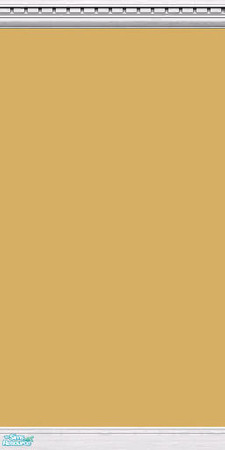 Sims 2 — Farrow and Ball "Ciara Yellow" C by tomandcheeze — Farrow and Ball paint with kickboard and crown