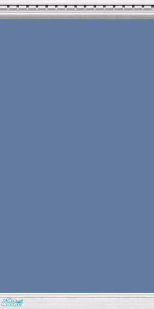 Sims 2 — Farrow and Ball "Cook's Blue" C by tomandcheeze — Farrow and Ball paint with kickboard and crown