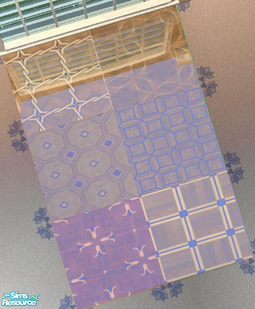 Sims 2 — ReflectiveFloorSET2 by irkush — You must to download meshes MESHReflectiveFloorFantasyTriangle and