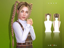 Sims 4 — LEXEL - Lexa long braids with bangs (child hairstyle) by LEXEL_s — 35 swatches