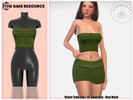 Sims 4 — Adult - Spring Velvet Top by Harmonia — New Mesh