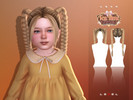 Sims 4 — LEXEL - Lexa long braids with bangs (toddler hairstyle) by LEXEL_s — 35 swatches