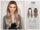 Sims 4 — Nayla - Style 1 (Hairstyle) by Ade_Darma — Nayla Hairstyle - Style 1 New Hair Mesh