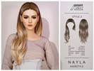 Sims 4 — Nayla - Style 2 (Hairstyle) by Ade_Darma — Nayla Hairstyle - Style 2 New Hair Mesh
