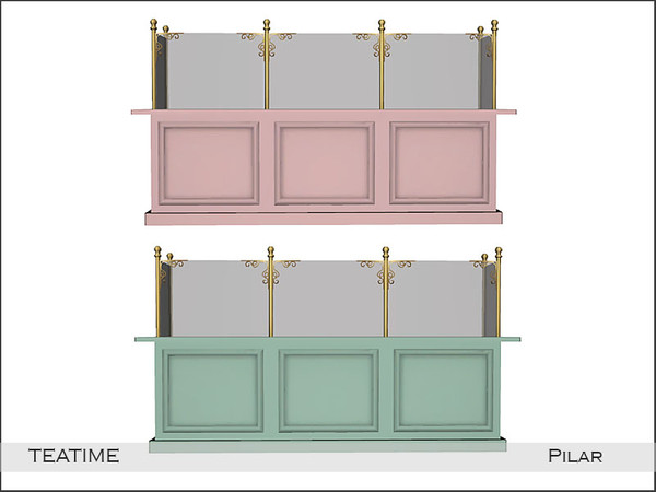 Sims 4 — Pilar TeaTime ActivitiesCounter by Pilar — Take a break at the tea house