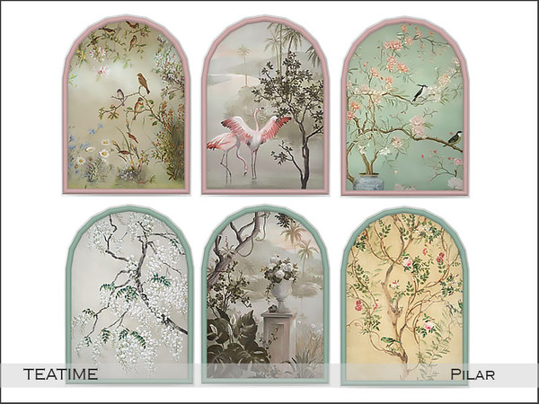 Sims 4 — Pilar TeaTime Painting by Pilar — Take a break at the tea house