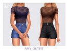 Sims 4 — Amy Outfit by Black_Lily — YA, A, Teen