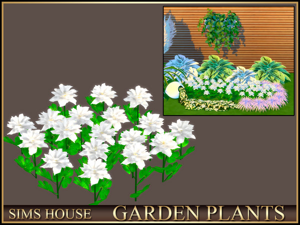 Sims 4 — Sims House Sanguinaria | GARDEN PLANTS by Sims_House — GARDEN PLANTS