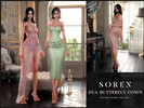 Sims 4 — SOREN - Dua Butterfly Gown by VentaStudio — 25 Swatches