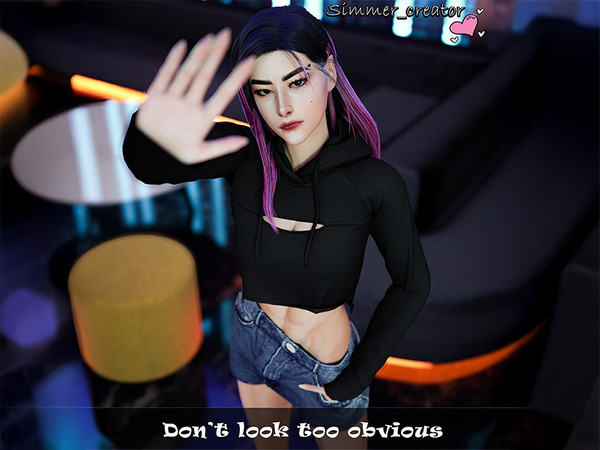 Sims 4 — Don't look too obvious by Simmer_creator9 — 9 female poses