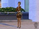 Sims 4 — Mandisa Outfit by Mamoo_2000 — Mandisa's formal wear, this is an African patterned suit and headwear for your