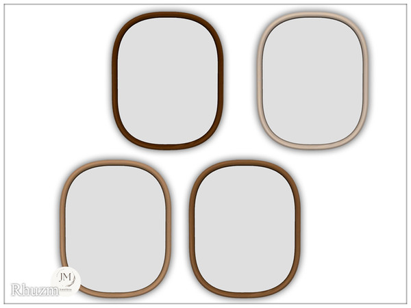 Sims 4 — jomsims Rhuzm wall mirror by jomsims — A luxurious bathroom with a modern and refined design inspired by the