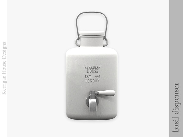 Sims 4 — Basil Dispenser by kerriganhouse — A set of cute vintage kitchen clutter.