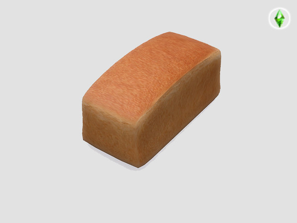 Sims 4 — Honey Bun Bakery Loaf by SaeraMaples — Decorative bread set and shelves add-on for the Honey Bun Bakery. All