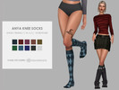 Sims 4 — Anya Knee Socks by Charlotte_Morris — Acc - Socks