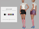 Sims 4 — Anya Skirt by Charlotte_Morris — 5 swatches