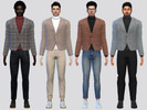 Sims 4 — Hansen Turtleneck Jacket by McLayneSims — TSR EXCLUSIVE