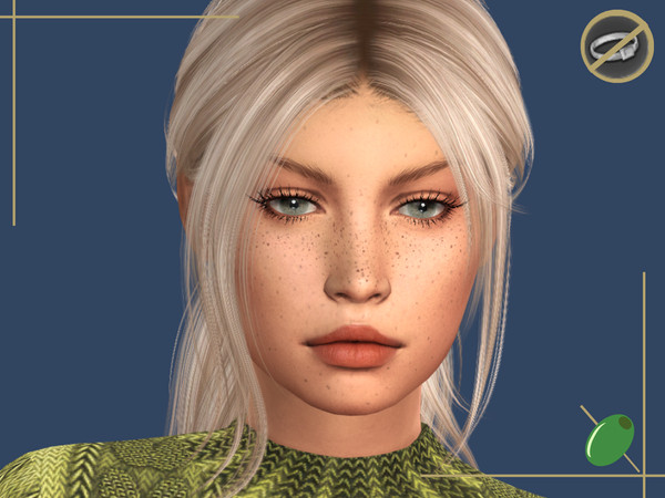Sims 4 — Tamara 3D Lashes Rings Contradict by Pitted0live — Natural looking, short, wispy 3D eyelashes