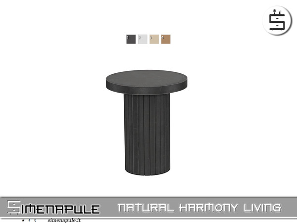 Sims 4 — [SeN4] Natural Harmony Living - Accent Table by Simenapule — Natural Harmony LivingNatural Harmony Living