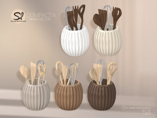 Sims 4 — Compacta Kitchen Tools by SIMcredible! — - Casserole Pot