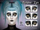 Sims 4 — Eyeshadow - Lynx [Patreon early access] by thaisherrera — Sort of like a tribute to my cat Taz after he passed