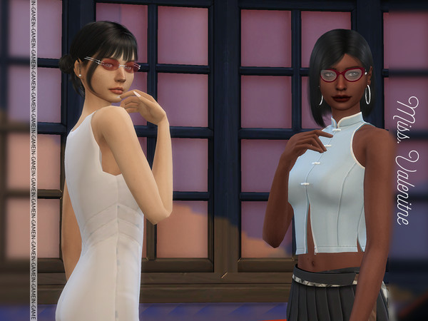 Sims 4 — Valentine_Glasses_Jessica2 by MissValentine142 — 20 Shades