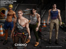 Sims 4 — CheerNo - Construction Collection Part I by VentaStudio — Dirty Tank Top