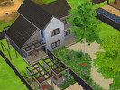 Sims 4 — Cucout Lucout by Vladlena000 — This charming barn-style country house is a true haven for a romantic couple,