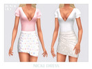 Sims 4 — Nicki Dress by Black_Lily — YA, A, Teen