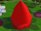 Sims 4 — Strawberry wall and roof by Lala_Sara — Strawberry texture wall and roof.