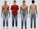 Sims 4 — Jericho Jeans by McLayneSims — TSR EXCLUSIVE