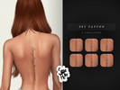 Sims 4 — S02 Tattoo Quotes by saratheme — -6 swatches