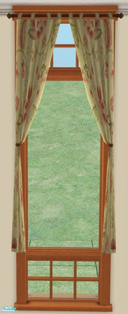 Sims 2 — Faded Comfort Bedroom - Curtains by Riverwillows — Nice bedroom set using textures provided by Vanilla Sim for