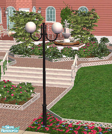 Sims 2 — Contempo Park Globe Light 14 by chrissy6930 — Contempo Park Globe Light 14, medium height. No cheatcode required