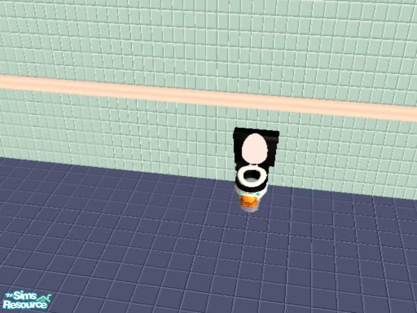 Sims 2 — Fanasy Bath - Black - toilet by ead425 — 