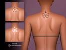 Sims 4 — Moon Butterfly Tattoo N5 8 by Suzue — 10 Swatches