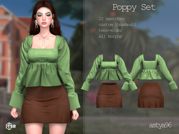 Sims 4 — astya96_poppy_top by astya96cc — 22 swatches