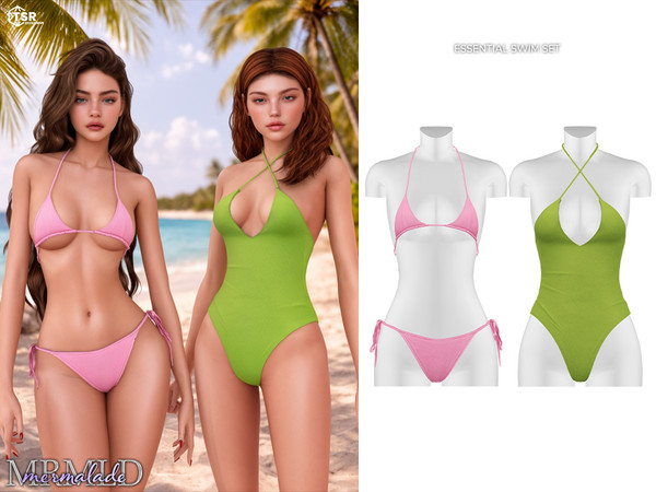 Sims 4 — Essential Swim Set by Mermalade — New Mesh