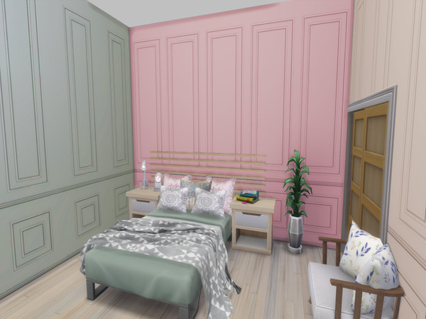Sims 4 — Double Bead Panels by lavilikesims — Wide and Thin set panels in 5 colours