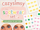 Sims 4 — Cozysimsy Spotwear Set by lunasimmy — cute blush category patches for sims cc