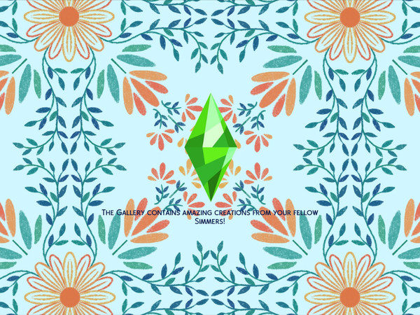 Sims 4 — Sunlit Flowers Loading Screen by XChloe98 — Colorful Floral Loading Screen! Hope that you like it!