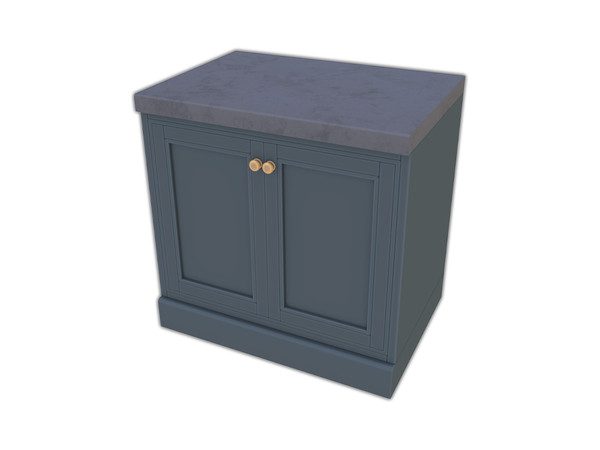 Sims 4 — Comiko Kitchen Modern Farm Counter (plaster) | Kitchen by Comiko — Part 1 - Modern Farm Kitchen Set is base game