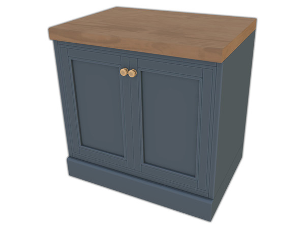 Sims 4 — Comiko Kitchen Modern Farm Counter (wood) | Kitchen by Comiko — Part 1 - Modern Farm Kitchen Set is base game