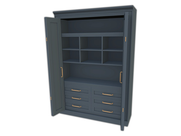 Sims 4 — Comiko Kitchen Modern Farm Cabinet Big V2 | Kitchen by Comiko — Part 2 - Modern Farm Kitchen Set is base game