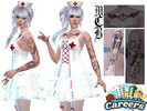 Sims 4 — Cute Nurse Lower Left Arm Tattoo by MaruChanBe2 — Nurse themed tattoos for your cuties.