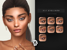 Sims 4 — Eyeliner Flicked Basic by saratheme — -7 swatches