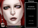Sims 4 — Sulphur Eyeshadow by Venerian by Venerian — 12 swatches Teen to elder No gender or frame restrictions HQ
