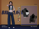 Sims 4 — Ashley crop sweatshirt with scarf by MissValentine142 — 24 Shades
