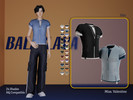 Sims 4 — Alex denim vest with shirt underneath by MissValentine142 — 24 Shades